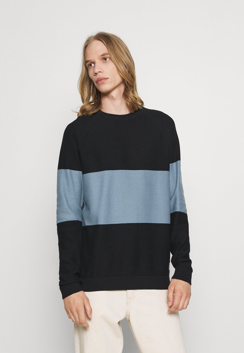 Jack & Jones JCOSHAWN CREW NECK  - Camisola - navy blazer