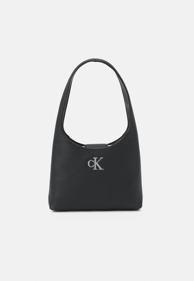 Calvin Klein Jeans - MINIMAL MONOGRAM SHOULDER BAG - Handtasche - black, Vergrößern