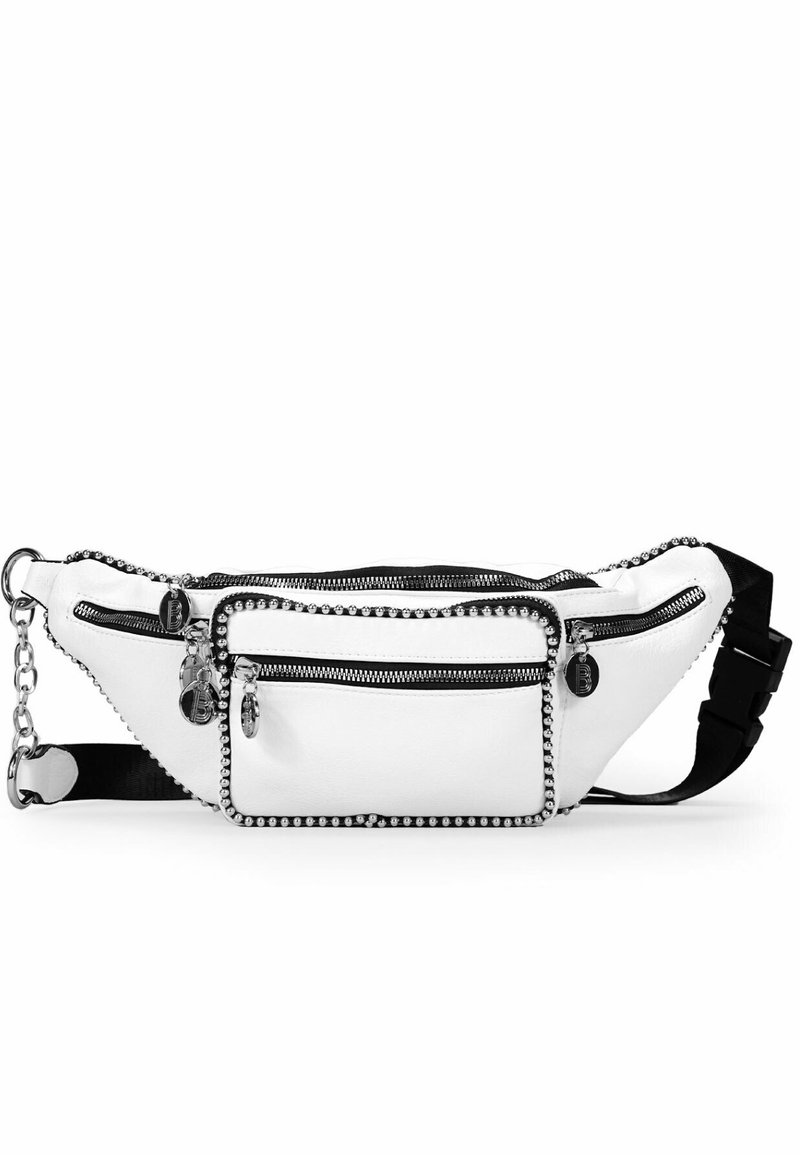 Bosanova CON TACHAS Y CADENA - Bum bag - blanco