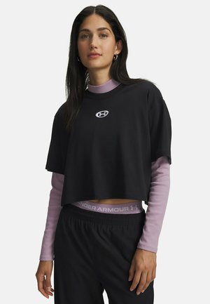 Under Armour, CENTER LT - Print T-shirt - black (001)
