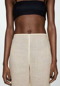 Mango Hlače - mottled beige