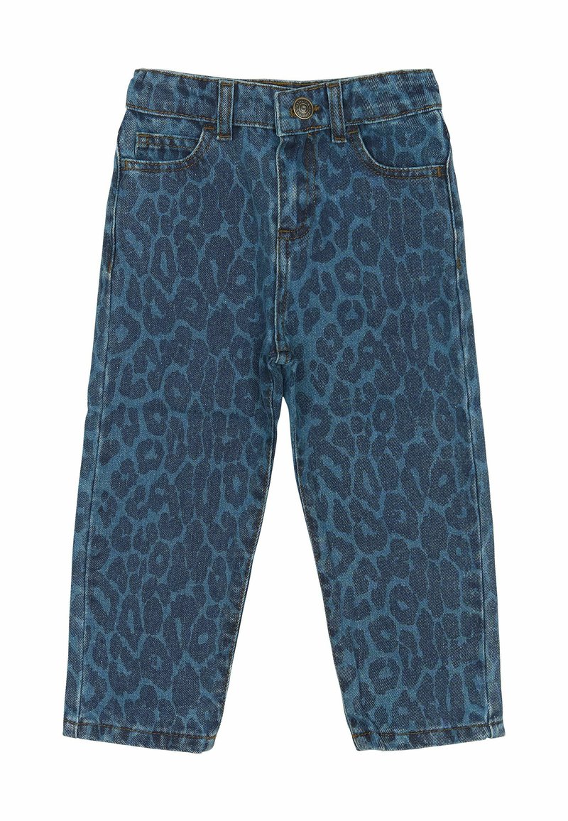The New Siblings CARROT  - Traperice opuštenog kroja - medium blue denim aop