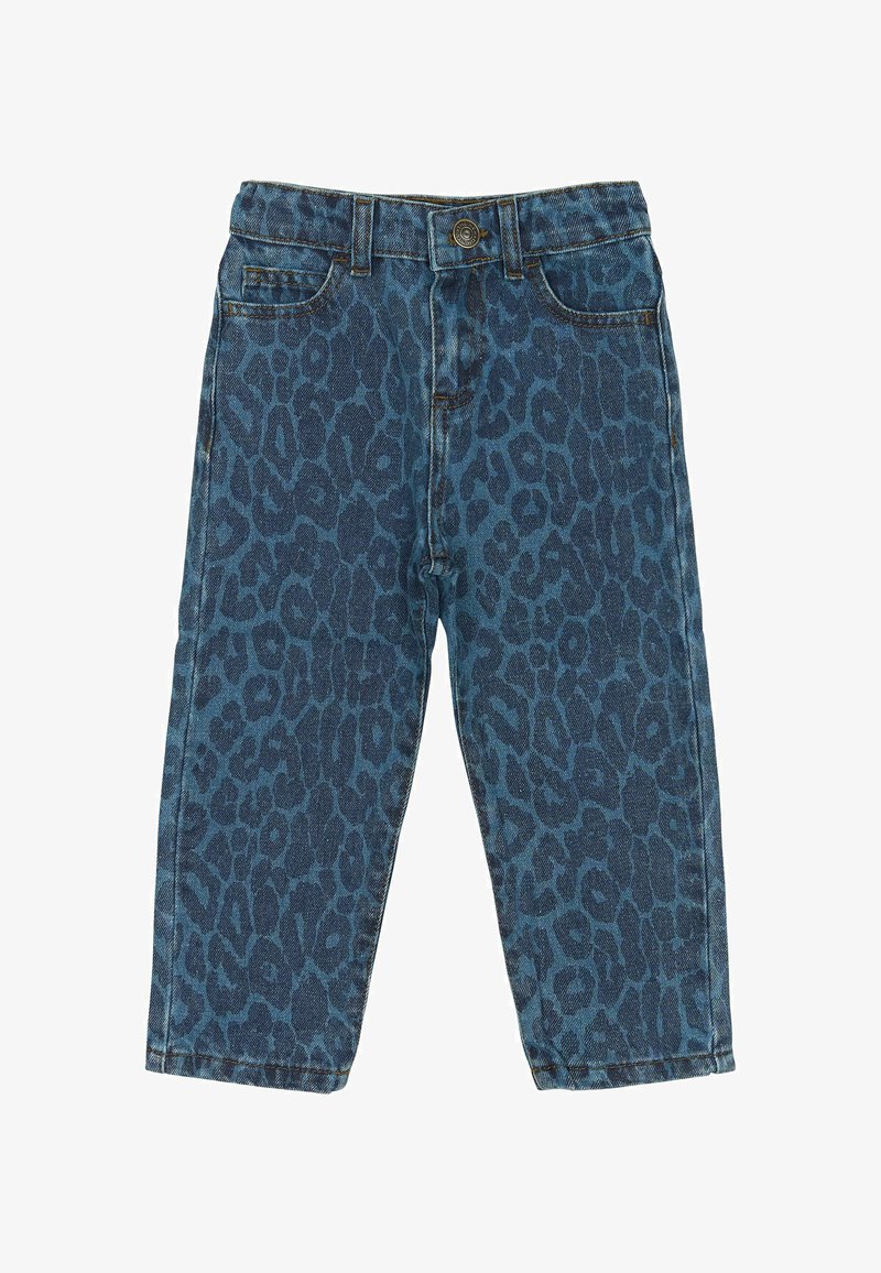 The New Siblings CARROT - Traperice opuštenog kroja - medium blue denim aop