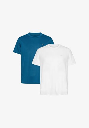 Danish Endurance 2 PACK SUSTAIN - Sports T-shirts - blue/white