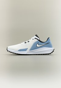 Valimata, white/metallic silver-coloured/work blue