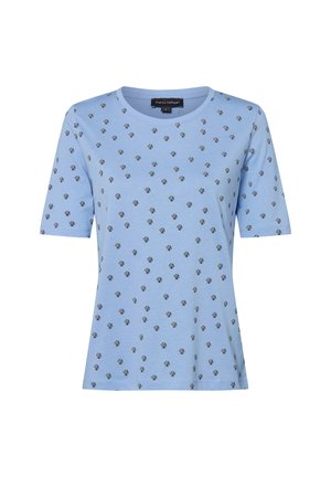 Print T-shirt - hellblau