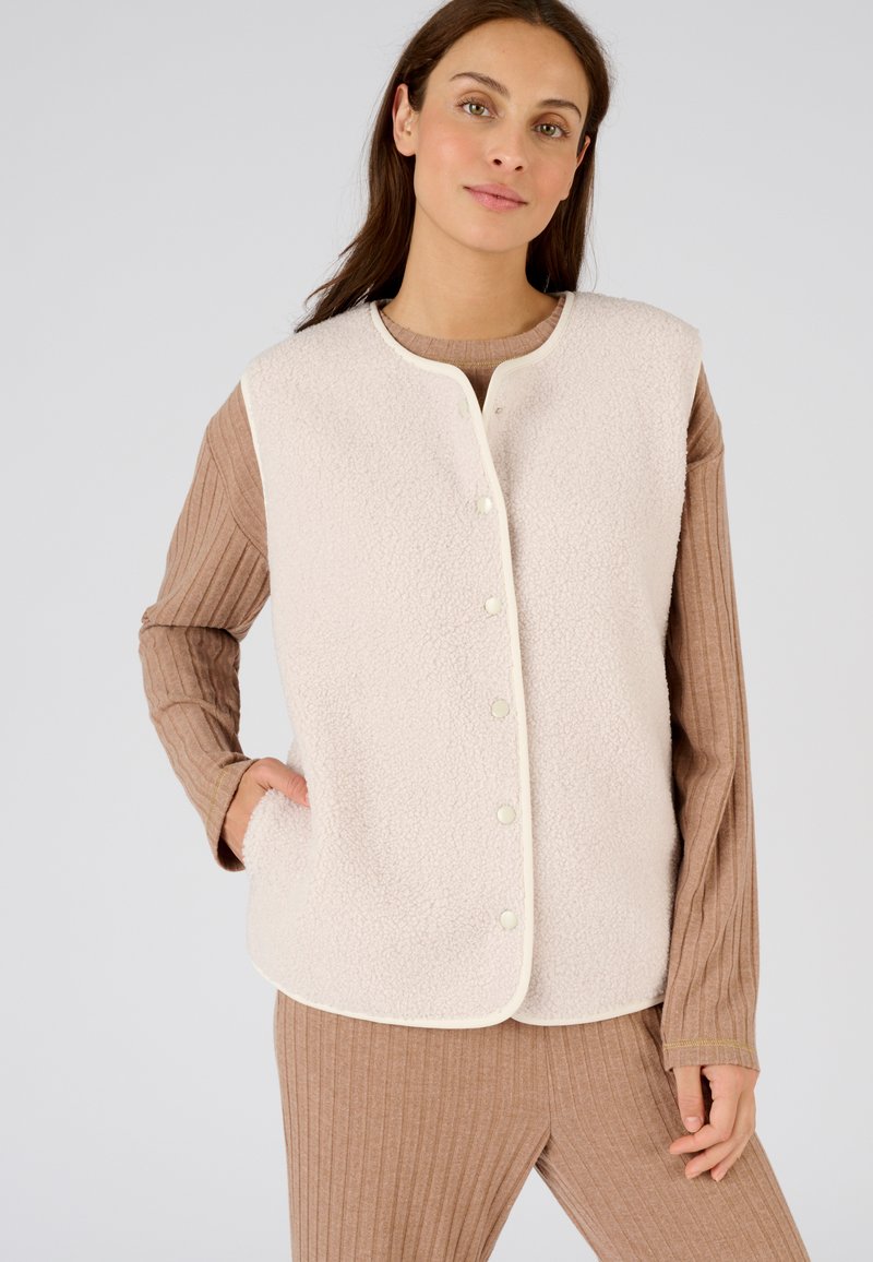 Damart SANS MANCHES - Weste - Off-White