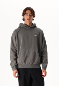 Obey Clothing LOWERCASE HOOD UNISEX - Sweatshirt - pigment digital black