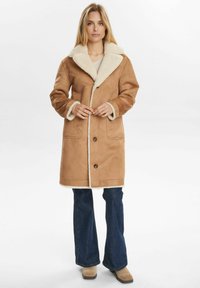 Nümph NUELLIOT REVERSIBLE  - Manteau d'hiver - cognac