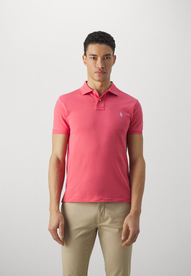 Polo Ralph Lauren - SLIM FIT MESH POLO SHIRT - Polo - pale red, Agrandir