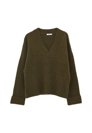 SWEATER - Trui - dark olive
