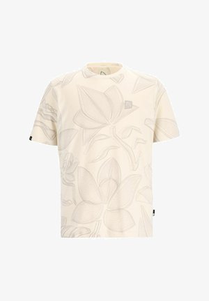 CHASIN', WILD - Trükipildiga T-särk - off white