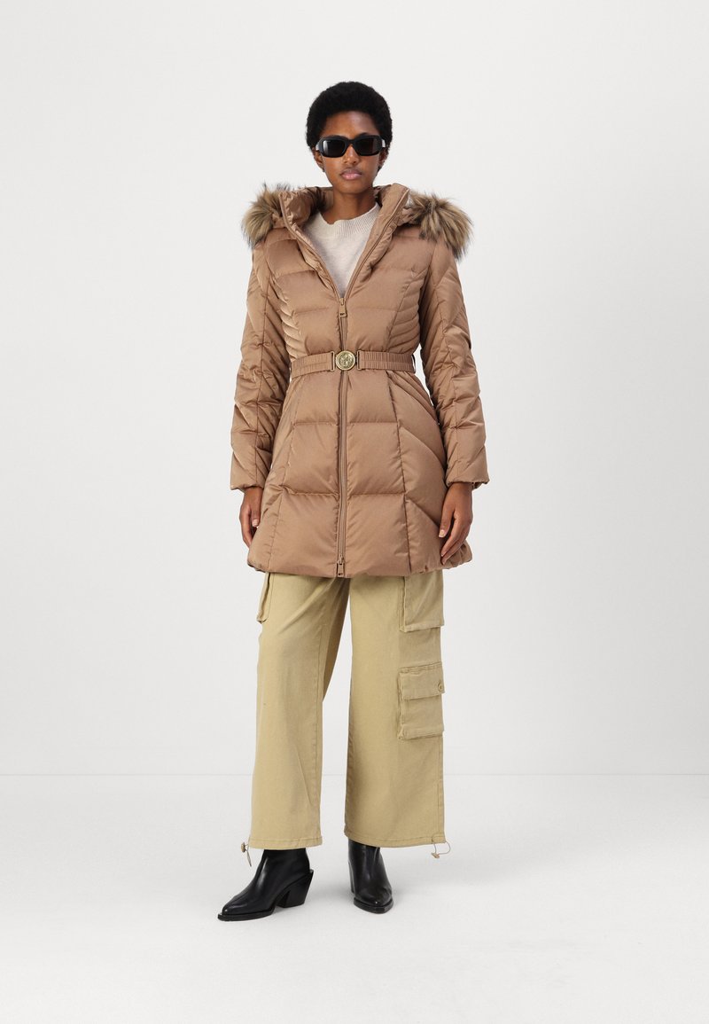 Guess NEW OLGA MEDIUM REAL - Winter coat - wet sand/beige - Zalando.ie