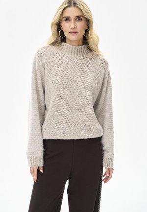 MAXIM - Strickpullover - beige