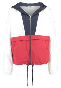 Urban Classics Summer jacket - navy/white/firered