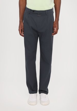 BERGEN TAPERED - Pantalon classique - smoky blue