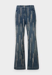 PANTALONI TROUSERS - Wide leg - azure wash