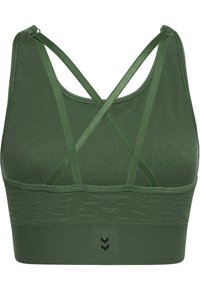 Hummel FOCUS SEAMLESS  - Sports-BH'er med let støtte - climbing ivy