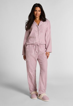CHECK ESSENTIALS - Pantaloni de pijama - wistful mauve
