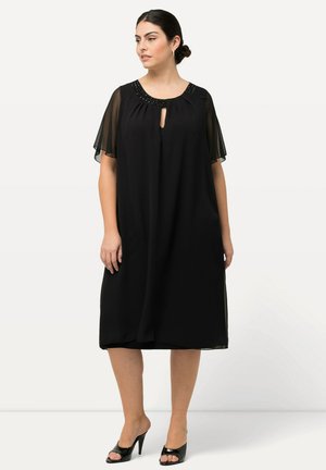 Ulla Popken LAYERED  - Vapaa-ajan mekko - black