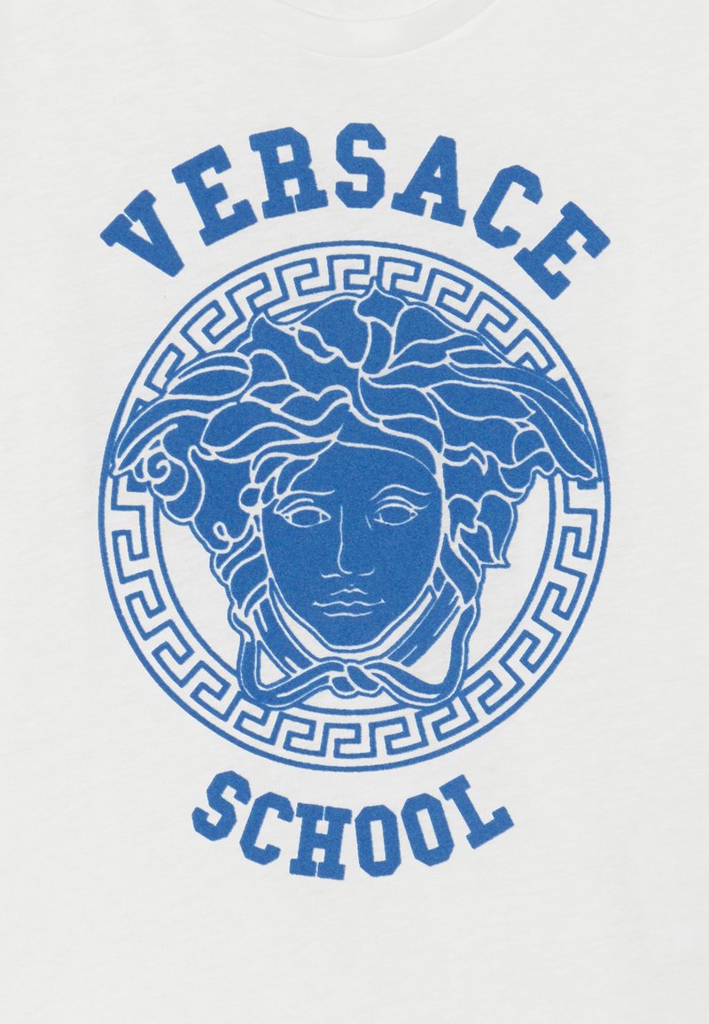 Versace MEDUSA LOGO SCHOOL - Camiseta de manga larga - bianco/azul -  Zalando.es