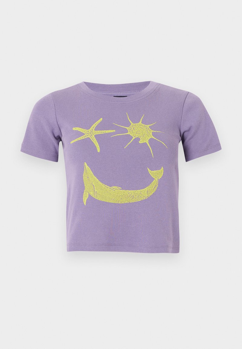 Santa Cruz HAPPY PLACE - T-shirt con stampa - purple haze/viola ...