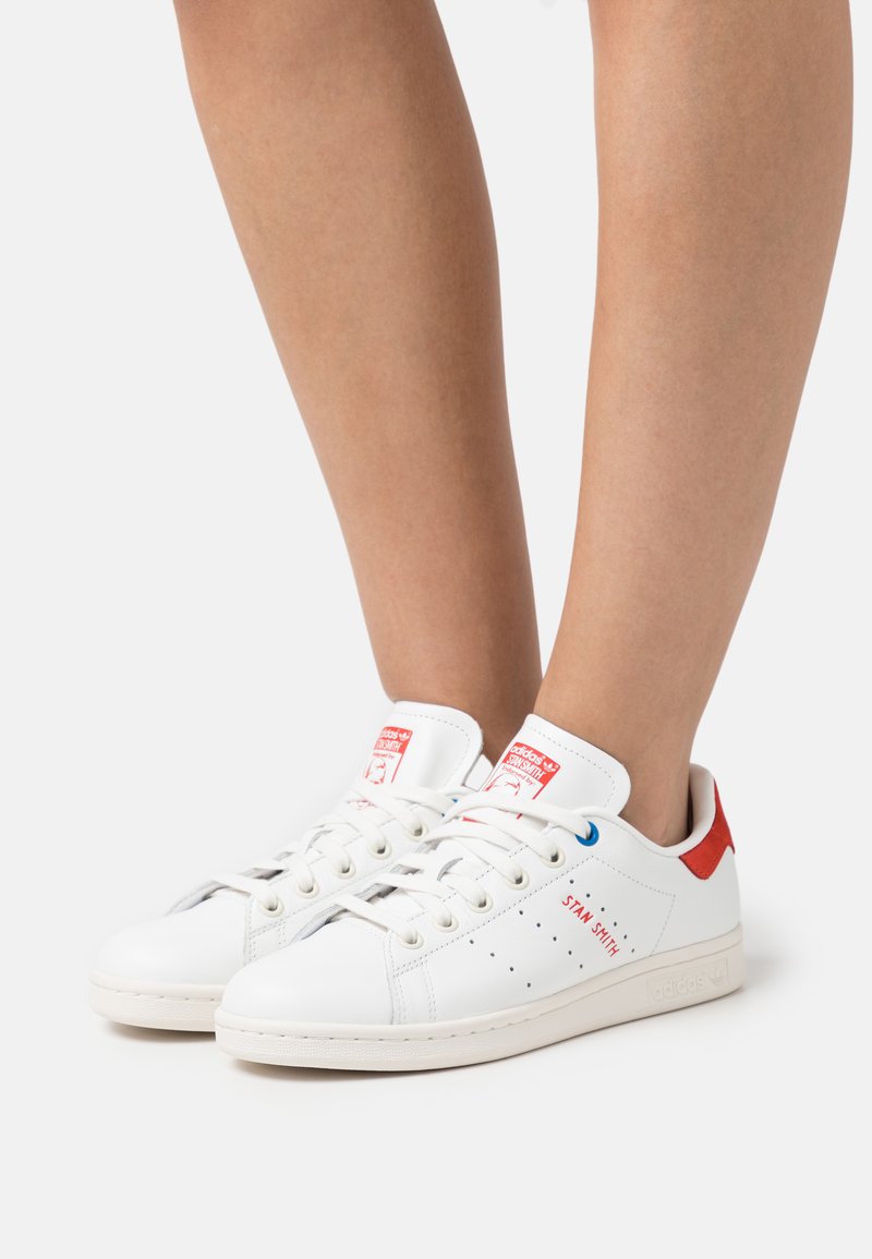 stan smith red white blue