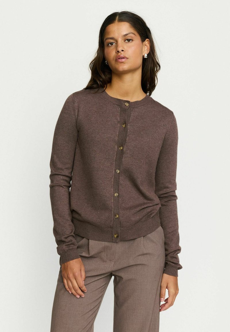 Soft Rebels MARLA - Cardigan - coffee quartz melange