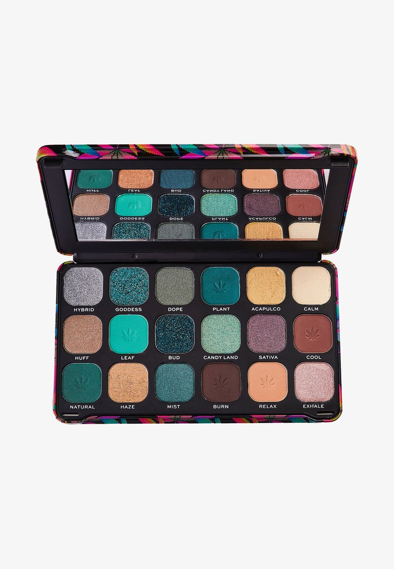 Makeup Revolution EYESHADOW PALETTE FOREVER FLAWLESS CHILLED WITH CANNABIS SATIVA - Eyeshadow palette - multi
