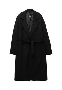 SOFT WITH BELT - Palton clasic - black