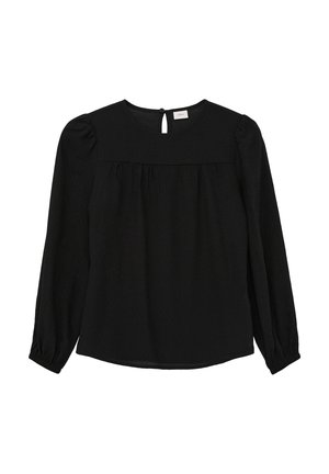 s.Oliver, DOBBY-STRUKTUR - Blouse - schwarz