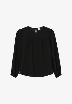 s.Oliver, DOBBY-STRUKTUR - Blouse - schwarz
