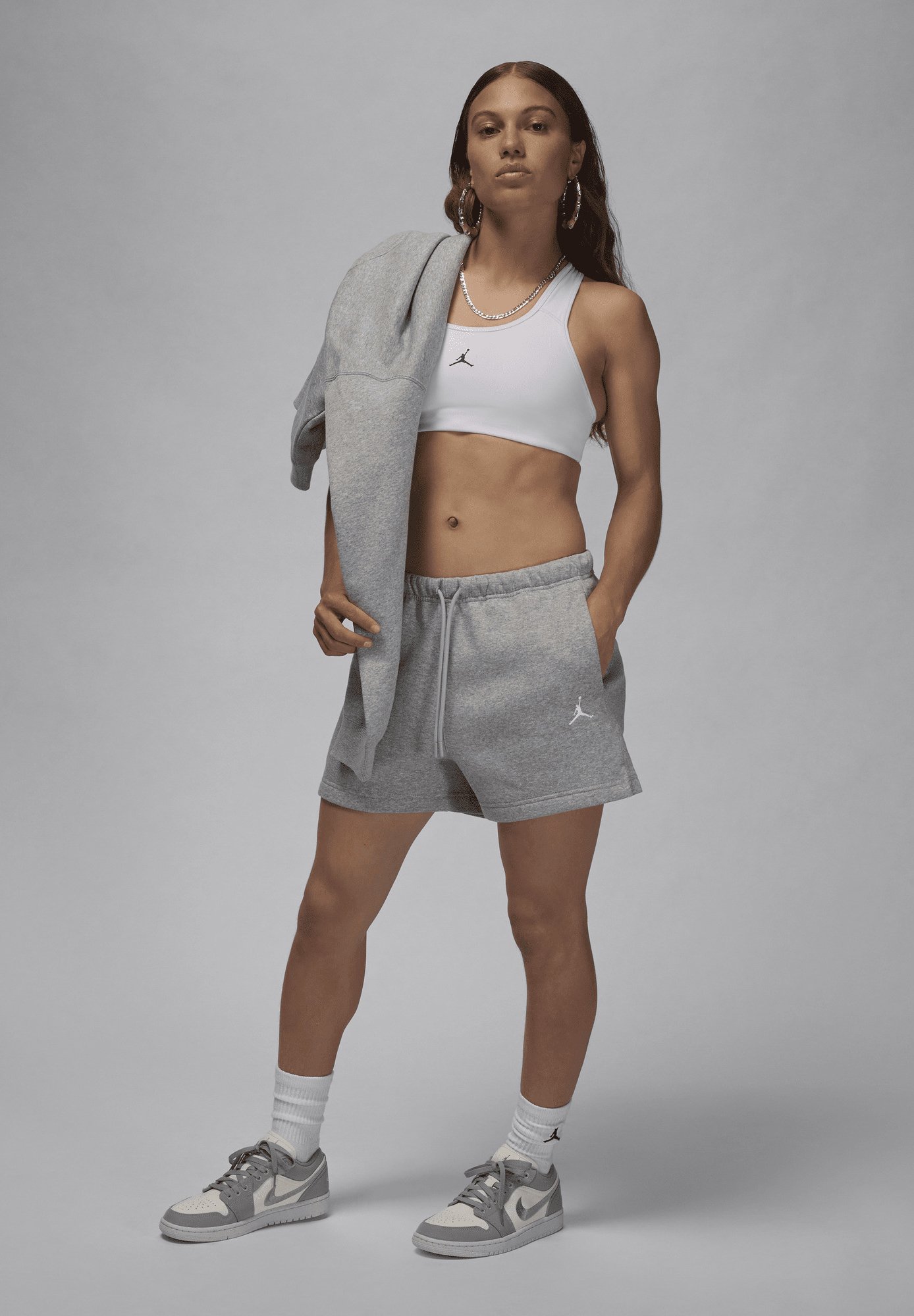 jordans with shorts women