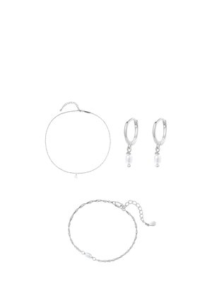 PEARL SET - Ohrringe - silver-coloured