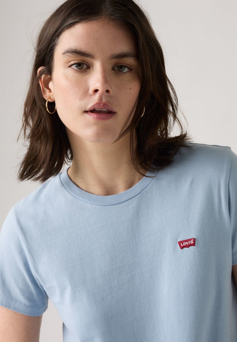 Levi's® PERFECT VNECK - T-shirt imprimé - purple rose/lilas