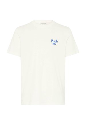 Casual Friday, CFOKSVOLL BACKPRINT - Camiseta estampada - snow white with surf the web