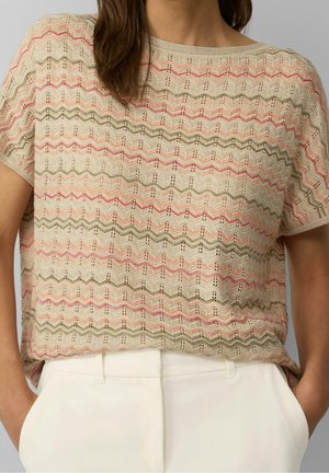 Print T-shirt - sand