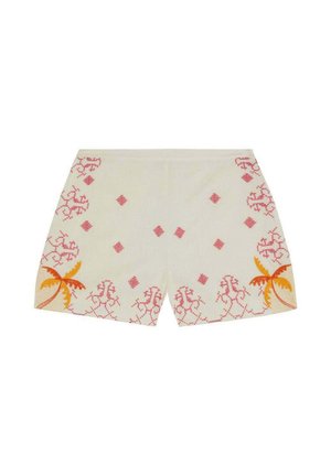 Scalpers, SCALPERS ETNIC BRODIE SHORT - Shorts - ecru