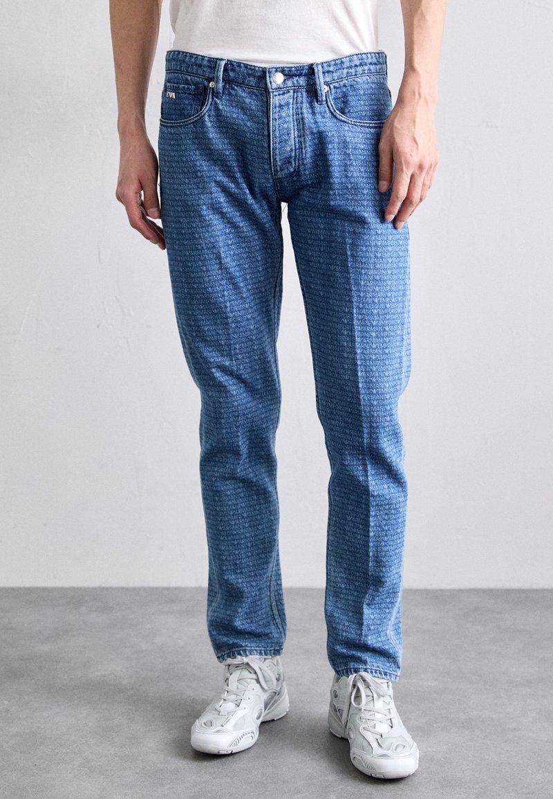 Emporio Armani - 5 POCKETS PANT - Prigludę džinsai - aquile azzurre, Padidinti