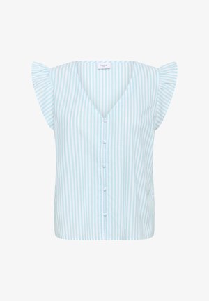 Saint Tropez, SAMARASZ SHORT SLEEVE - Bluse - reef waters ice stripe