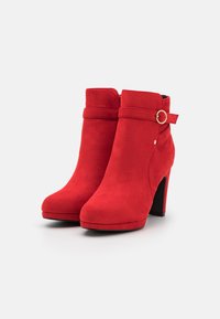 Anna Field Wide Fit Botins de salto alto - red