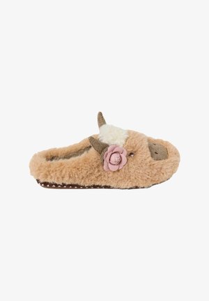 FatFace, HIGHLAND COW NOVELTY MULE SLIPPER - Hjemmesko - light brown
