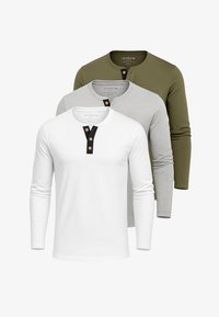 Valittu, light grey melange white olive