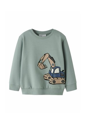 Name it, SWEATSHIRT REGULAR FIT - Sweatshirt - green milieu