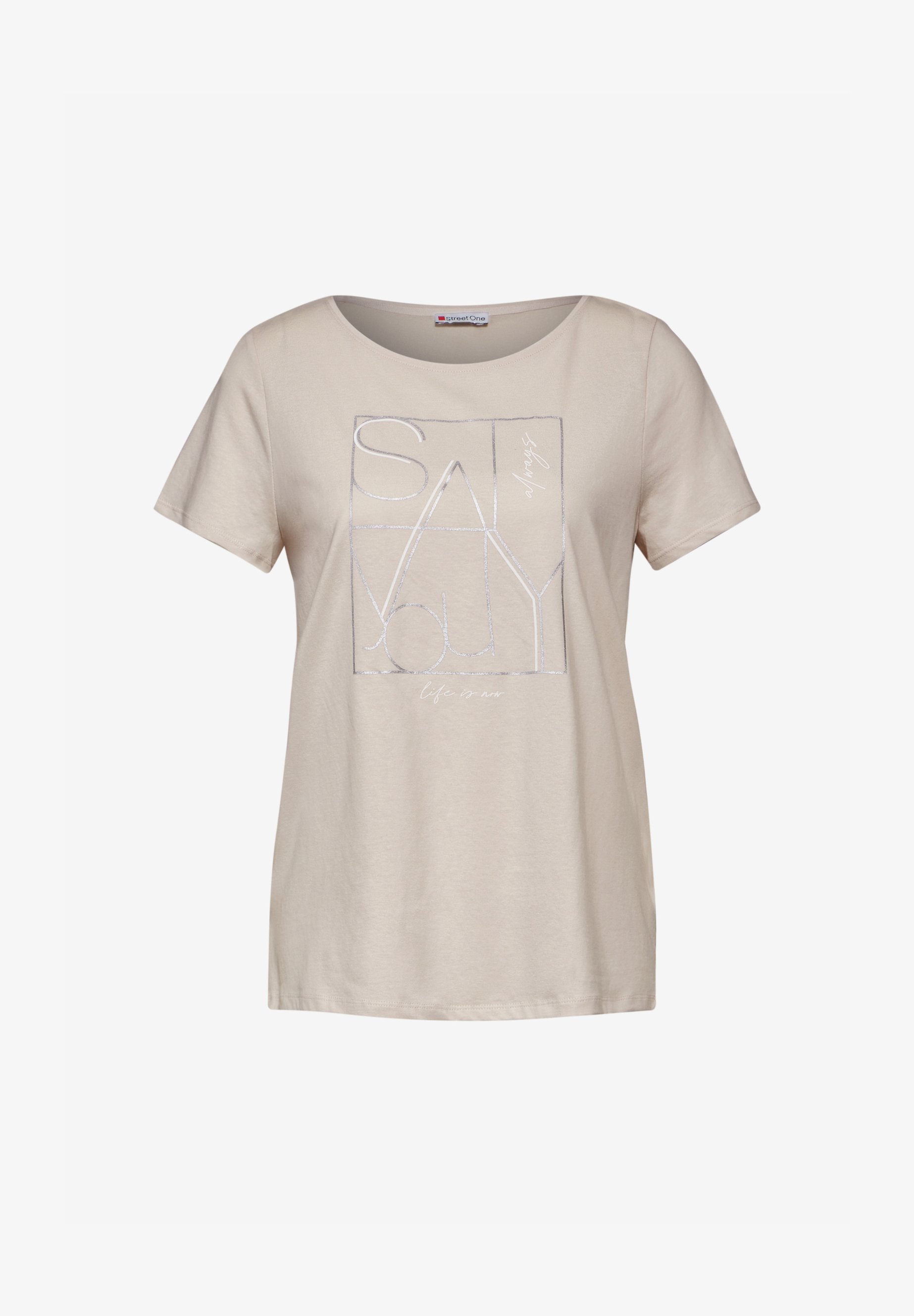 Street One T-Shirt Donna – Morbida Con Retro Increspato E Tasca Sul Petto – Stile Casual Femminile