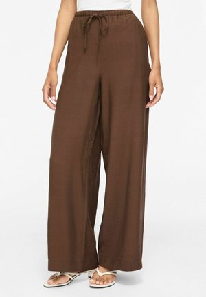 VILA HOSE VIJANA MID-WAIST - Bukse - slate black