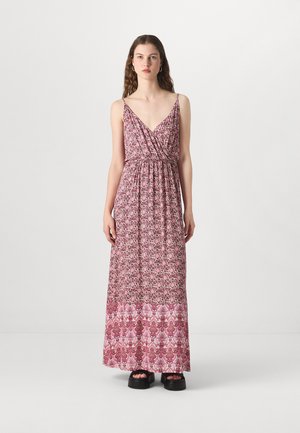 VMMATHILDA SINGLET DRESS - Maxi dress - birch/pink