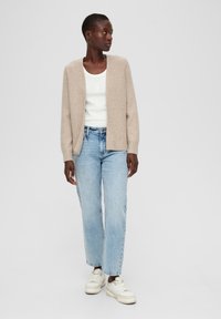 s.Oliver STRETCH - Top - ecru