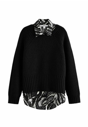 Pullover - black & white