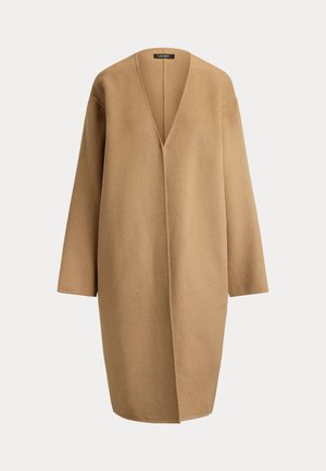 Lauren Ralph Lauren, DOUBLE FACED WOOL BLEND OVERCOAT - Класическо палто - camel